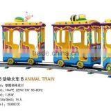 Most Amusement Park Use Manufacturer Direct Hot Sale Children Electric Train Interesting Good for Kids