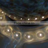 LED Yellow Light Color Resin and Sandstone Fountain With Ball thumbnail-4