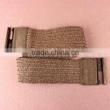 Wholesale Decorative Alloy Buckle Women Lady Snake Pattern Wide PU Waist Belt thumbnail-4