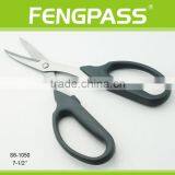 S6-1050 7-1/2" Inches Black Plastic Handle With Stainless Steel Blade Planting Garden Scissor thumbnail-2