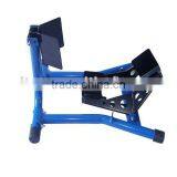FRONT WHEEL MOTORCYCLE STAND WHEEL CHOCK RACING STAND TRAILER HOLD DOWN thumbnail-1