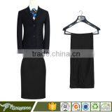 Professional Factory Made 2 Button Designer Notch Lapel Custom 3 Piece Women Suit thumbnail-1