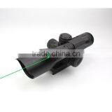 Compact 2.5-10X40 Riflescope Red Green Mil-Dot Reticle Attached Green Laser With Standard Weaver Rail Mount thumbnail-3