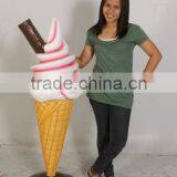 plastic ice cream prop wall decor