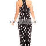 Garment Factory Oem Sleeveless Floral Printed Bohemian Dress Pattern Summer Casual Dresses Colorful Pattern Print Women Dress thumbnail-4