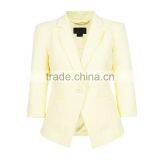 Newest Design Lady Suit ,high Qualiy Business Suit Tuxedo for Women ,3/4 Sleeve Suit Fabric for Wholesale thumbnail-3