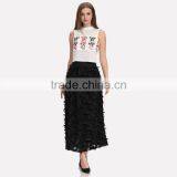 Domin Latest Mature Fashion Designer Ladies Long Skirts Models thumbnail-3