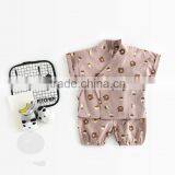 2017 Unisex Toddler Sleepsuits Baby Cotton Long Sleeve Pajamas Set thumbnail-4