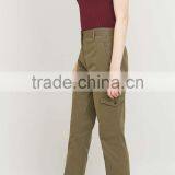 New Arrival Custom Lady Popular Khaki Funny Cargo Trousers thumbnail-4