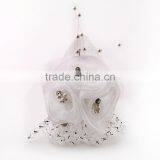 Satin Silk Fabric Flower Feather Brooch Wedding Party Favor Bridal Jewelry New Design Suit Brooch Customized Costume Jewelry thumbnail-6