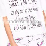 Women Summer Sleepwear Wholesale Custom Design Short Pajamas Baggy Soft Pyjama Set With Private Brand thumbnail-6