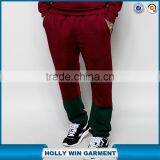 American Style Fashion Color Block Jogger Sweatpants for Man