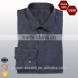 Top Quality Custom Design OEM Trim Fit Plain Shirts thumbnail-3
