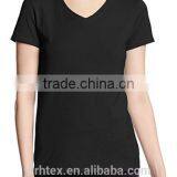 Plain no Design 100% Microfiber Polyester t- Shirts for Women thumbnail-1