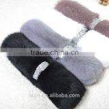 15colors Real Fox Fur Scarf 95x15cm Women Fashionable Winter Fluffy Natural Genuine Fur Scarfs Shawls Luxury Neckwarmer thumbnail-5