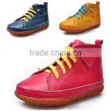 2017 Hot New Products Cow Leather Rubber Sole Baby Boots thumbnail-1