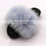 Myfur Wholesale Perfect Adult Soft Fox Fur Slippers and Sandals Gift for Women thumbnail-3