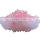 2016 Pink and White Lovely Baby Girls Super Fluffy Chiffon Pettiskirt Fashional Girl's Multi Colors Pettiskirts Wholesale thumbnail-1