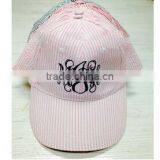 New Arrival Promotional Personalised Custom Seersucker Baseball Cap thumbnail-2