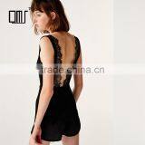 2017 Sexy Deep V-neck in Back and Front , Women Lace Back Jumpsuit thumbnail-1