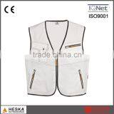 Good Quality Durable Cotton Sleeveless Work Vest Multi Pocket Tool Vest thumbnail-1