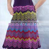 Polychrome Knee-length Skirt thumbnail-1