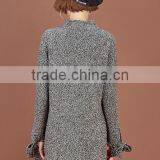 Ladies Latest Fashion High Quality Long Chunky Organic Wool Sweaters With Wholesael Price thumbnail-3