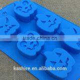 Wholesale High Quantity Eco-friendly Pumpkin Strange Ghost Shape Silicone Chocolate Mould,soap Mold,diy Cake Mould thumbnail-2