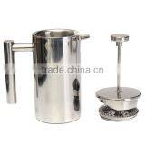 350ml Doublewall Stainless Steel Coffee Plunger French Press Tea Maker thumbnail-4