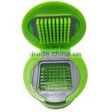 Garlic Chopper Plastic Stainless Steel Mini Garlic Press Chopper Cutter Garlic Grinding Mashing Machine Kitchen Hand Tool KC1403 thumbnail-5