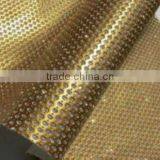 Guangzhou glitter PVC punching leather for sofa