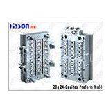 Hot Runner 24 Cavity High Precision PET Preform Mould For 20g 28mm Plastic Cap