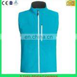 Blue Softshell Vest/custom Made Soft Shell Waistcoat / Outdoor Vest for Men(6 Years Experience) thumbnail-1