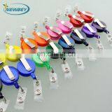 Custom Logo Colorful Cool Round Retractable id Vinyl Badge Holder thumbnail-1