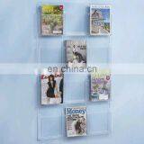 Plane Wall Hang Transparent and Convenient Use Acrylic Magazine Holder thumbnail-1