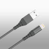 MFi Lightning Cable With Aluminum Connector and Metal Nylon Braided Cable, 1m/1.8m 2.4a thumbnail-4