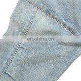 Wholesale Turtle High Collar Oversized Loose Fit Cuff Washed Men Street Style Jean Denim Jacket thumbnail-6