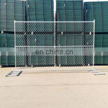 6x10 Foot Temporary Chain Link Fence Panels Vertical Brace 2.25 x 2.25 Inch Mesh 60mm x 60mm x 3.00mm Diameter