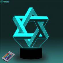 16 Colors Changing 3D Night Light Remote Control Best Selling Items thumbnail-2