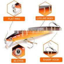 10 Colorful 95mm 7.1g Hard Bait Minnow Fishing Lures Tackle 3D Fish Eyes Cheapest Fishing Lure thumbnail-3