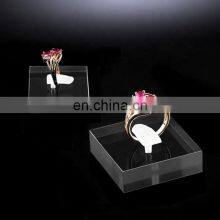 Jewelry Store Exhibitor Ring Solid Holder Acrylic Ring Display Block