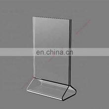 Acrylic Table Menu Card Display Holder Acrylic Sign Holder