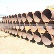 JIS ASTM 160mm Diameter Hot-rolled Carbon Steel Seamless Pipes Tube