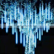 30/50/80cm 8 Tubes Meteor Shower Rain Led Fairy String Lights Street Garlands Christmas Tree Decorations