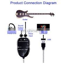 Factory Wholesale High Quality 3 In 1 Conversion Cable Usb Guitar Link Cable thumbnail-5