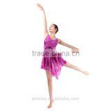 Lyrical Ballet Performance Dress Camisole Leotard With Chiffon Skirt Girls thumbnail-4