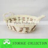 Handmade Oval Paper Rope Storage Basket thumbnail-2