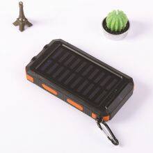 Waterproof Solar Power Bank 20000mah Solar Charger Mobile Power Phone Solar Charging thumbnail-3