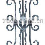 GYD-15Ba114 Wrought Iron Gate and Stone Balcony Railing Floral Ornaments thumbnail-3