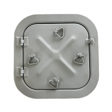 Marine Hardware Square Steel Ship Boat Escape Deck Hatch Cover thumbnail-1